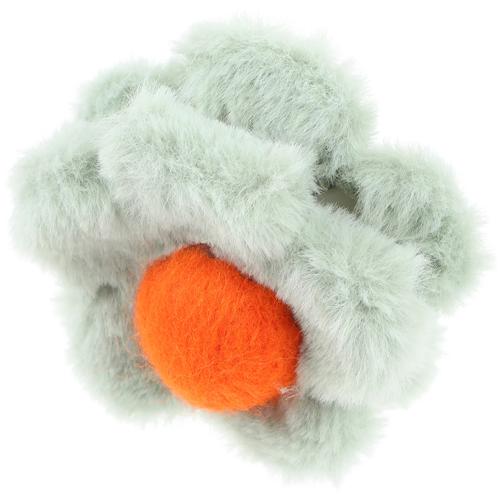 

Plush Flower Hair Clip Floral Accessories Snap Clips Fluffy Barrettes Women Women's