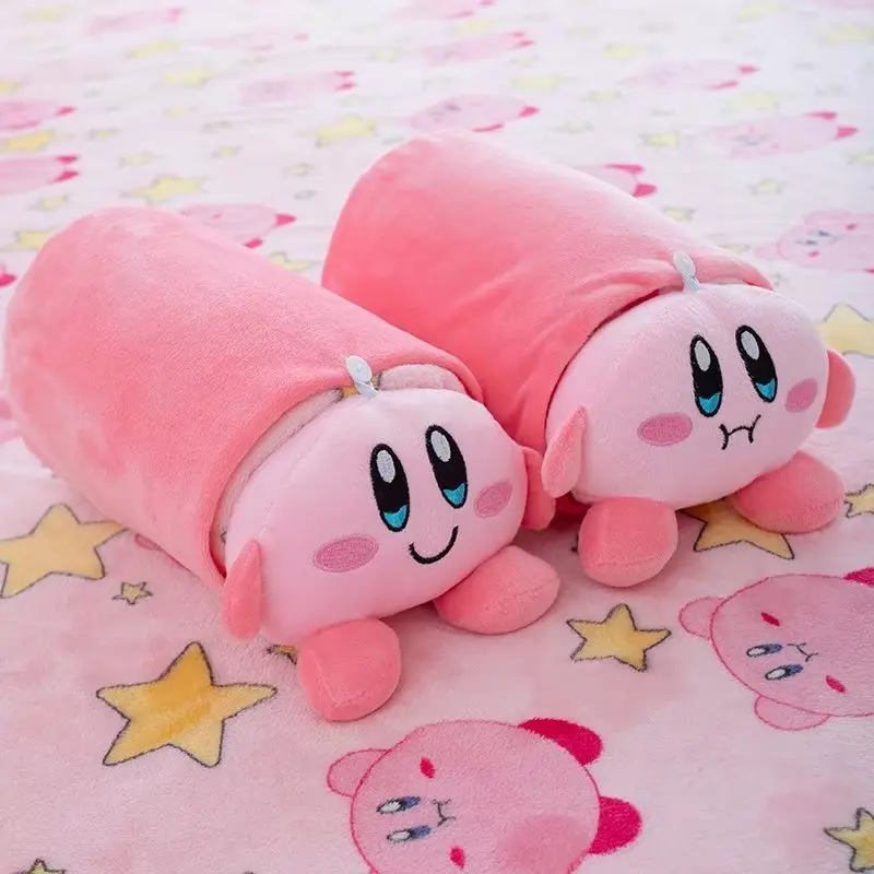 

Kawaii Kirby Blanket Coral Velvet Cute Thickened Blanket Air Conditioner Blanket Office Nap Quilt Surprise Gift Girls