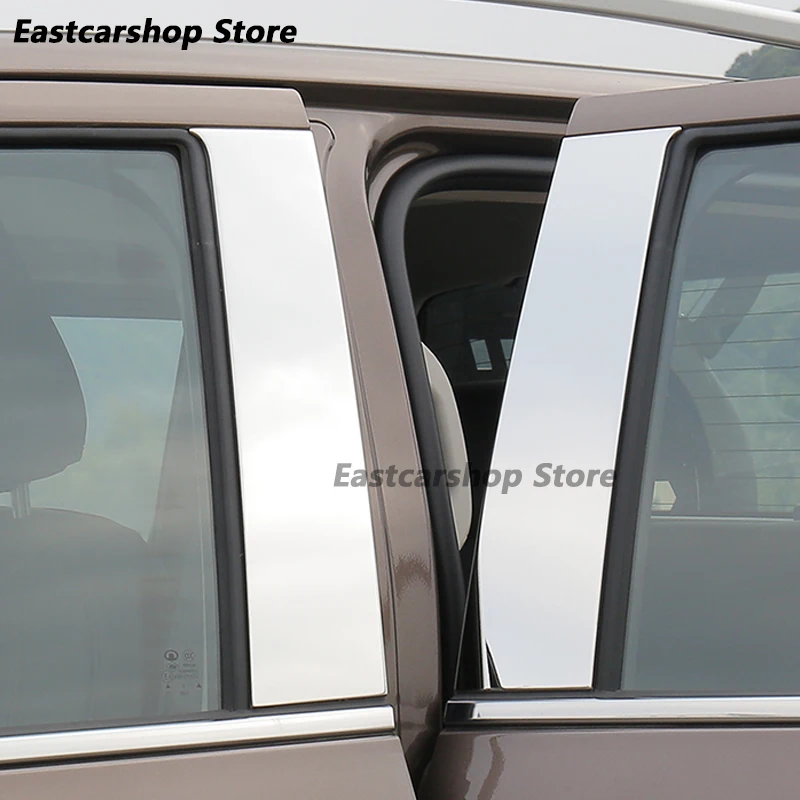 Для Great Wall GMW Cannon Poer 2021 2022 Автомобильная нержавеющая сталь дверь окно средняя