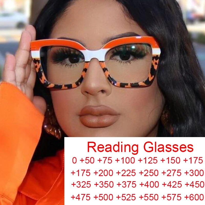 Винтажные очки для чтения большого размера мужчин и женщин роскошные Брендовые с