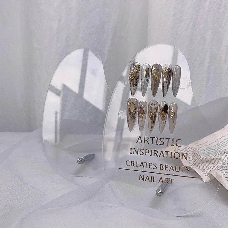 1 шт. доска для дизайна ногтей нестандартный акриловый прозрачный гель-лак