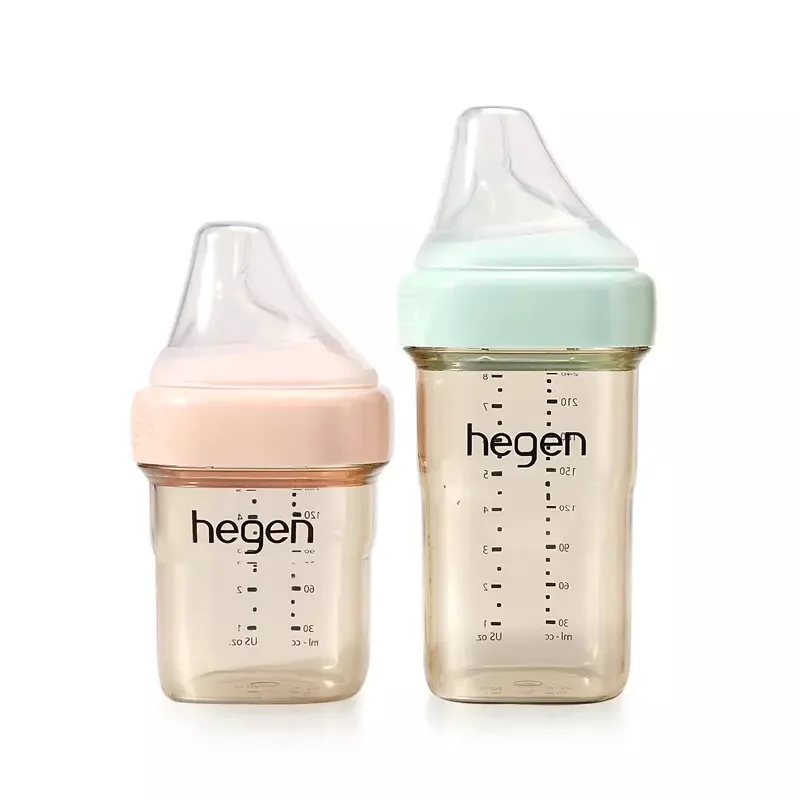 New 2022  Hegen Bottle original original PPSU fall-proof baby baby gift box with storage lid pacifier water bottle for children