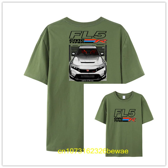 Мужская крутая футболка с коротким рукавом Civic Type R в Herren-футболки онлайн Россия