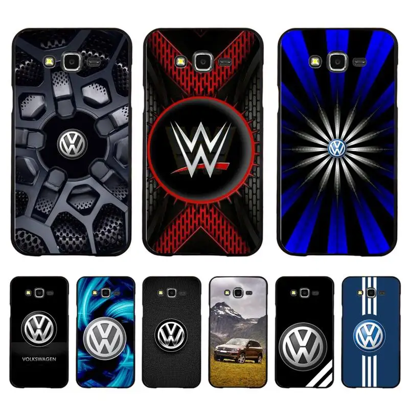 

V-Volkswagen-Logo-Car Phone Case For Samsung J 7 plus 7core J7 neo J6 plus prime J6 J4 J5 Mobile Cover
