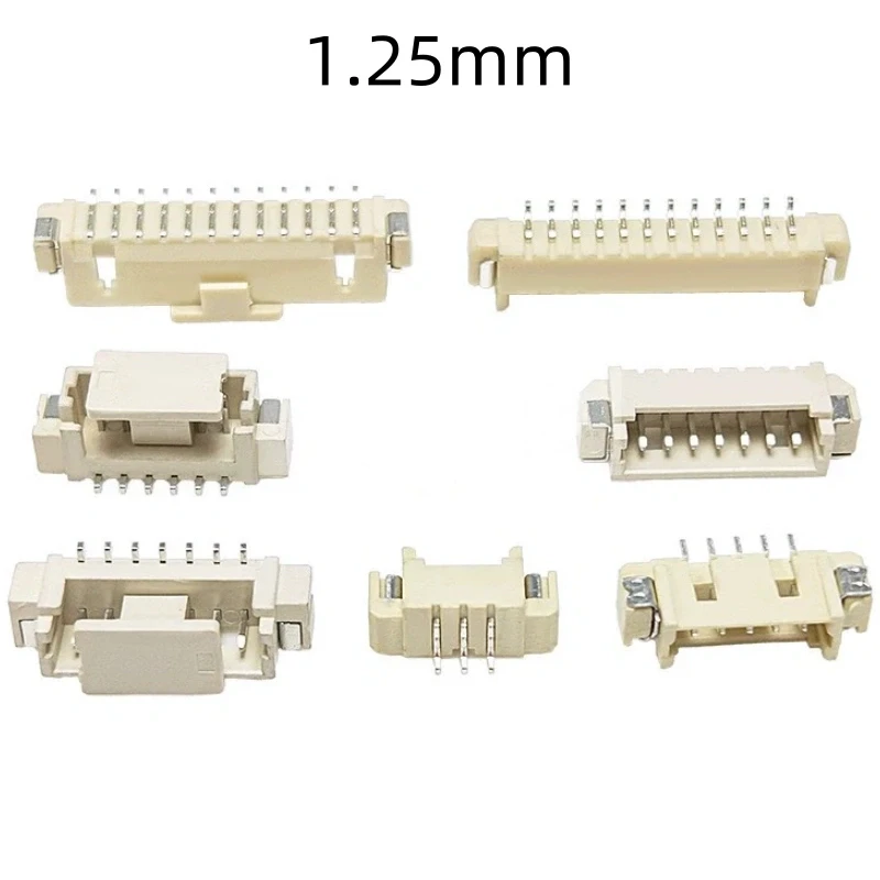 

SMD розетки MX1.25 2P-16P ABS
