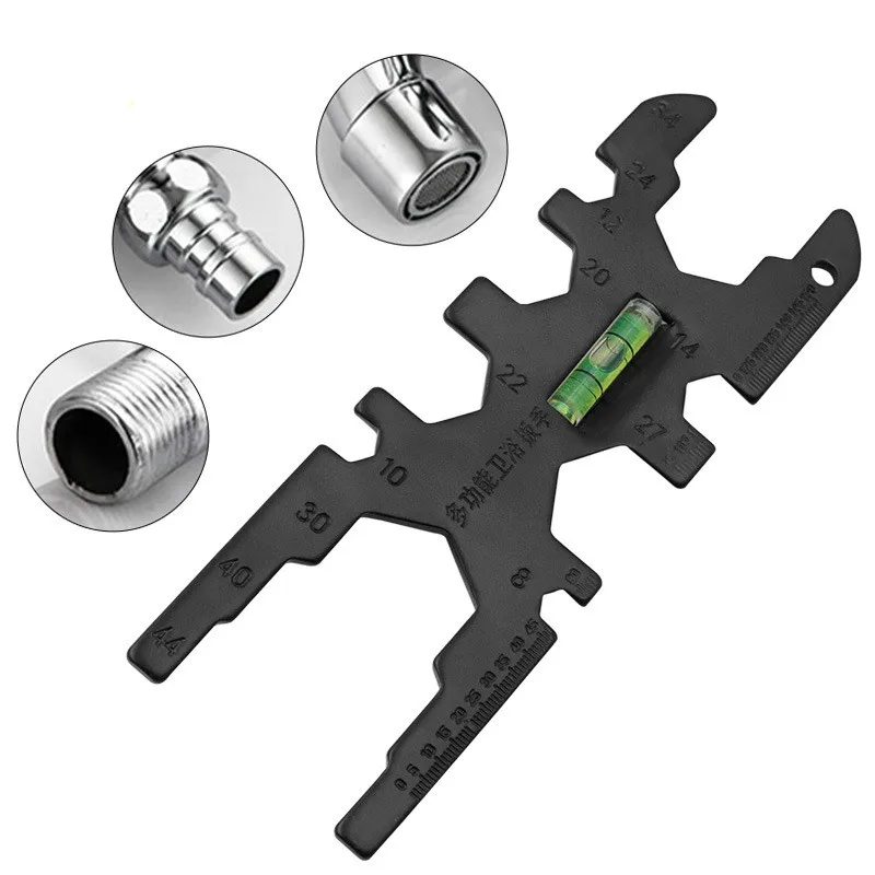 

High Carbon Steel Multi-function Wrench Set Bathroom Wrench Tool Faucet Water Pipe Black Household Repair Tools Set