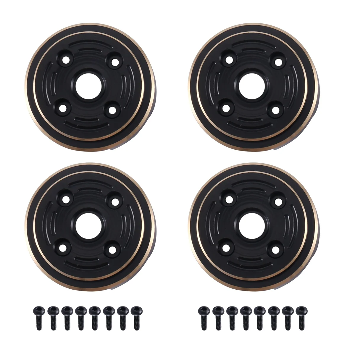 

4 шт. 148 г латунный наружный кожух крышки для FMS FCX24 1/24 RC Гусеничный автомобиль обновленные детали аксессуары