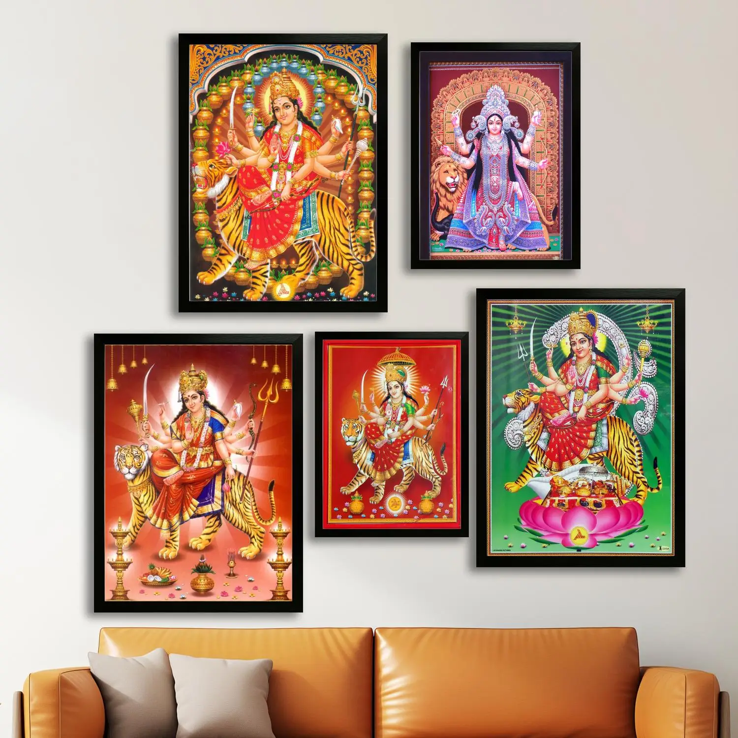 Плакат на холсте Durga современный