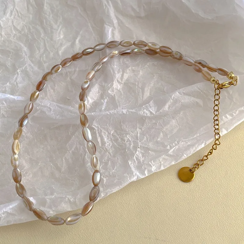 Ожерелья Draweye с бусинами для женщин на весну-лето корейские модные Элегантные