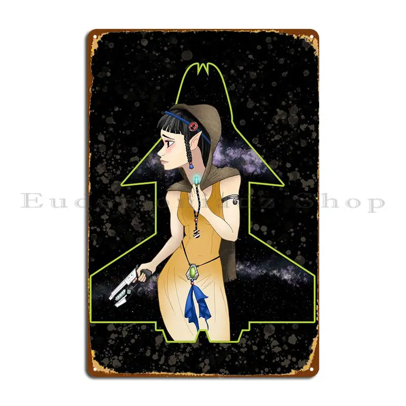 

Space Priestess Metal Sign Designing Plaques Character Wall Decor Decoration Tin Sign Poster