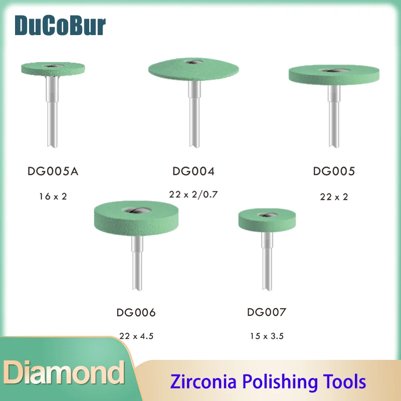 

Набор для полировки зубов и керамики DuCoBur, алмазный шлифовальный набор из циркония, керамики, фарфора, короны, полировальная головка, лабораторное сверло