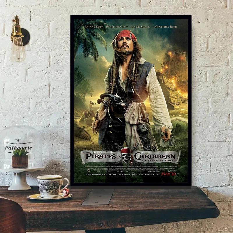 

Минозо Дисней «Пираты Карибского моря», постер с изображением фильма, холст, картина, настенный художественный декор для спальни, гостиной, домашний декор
