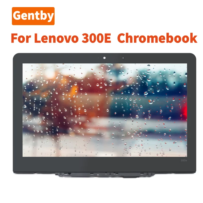 Pantalla LCD táctil para móvil, montaje de digitalizador con Marco, 1366 11,6 X, 768 pulgadas, para Lenovo Chromebook 300E 81H0 1ST 2ND Gen