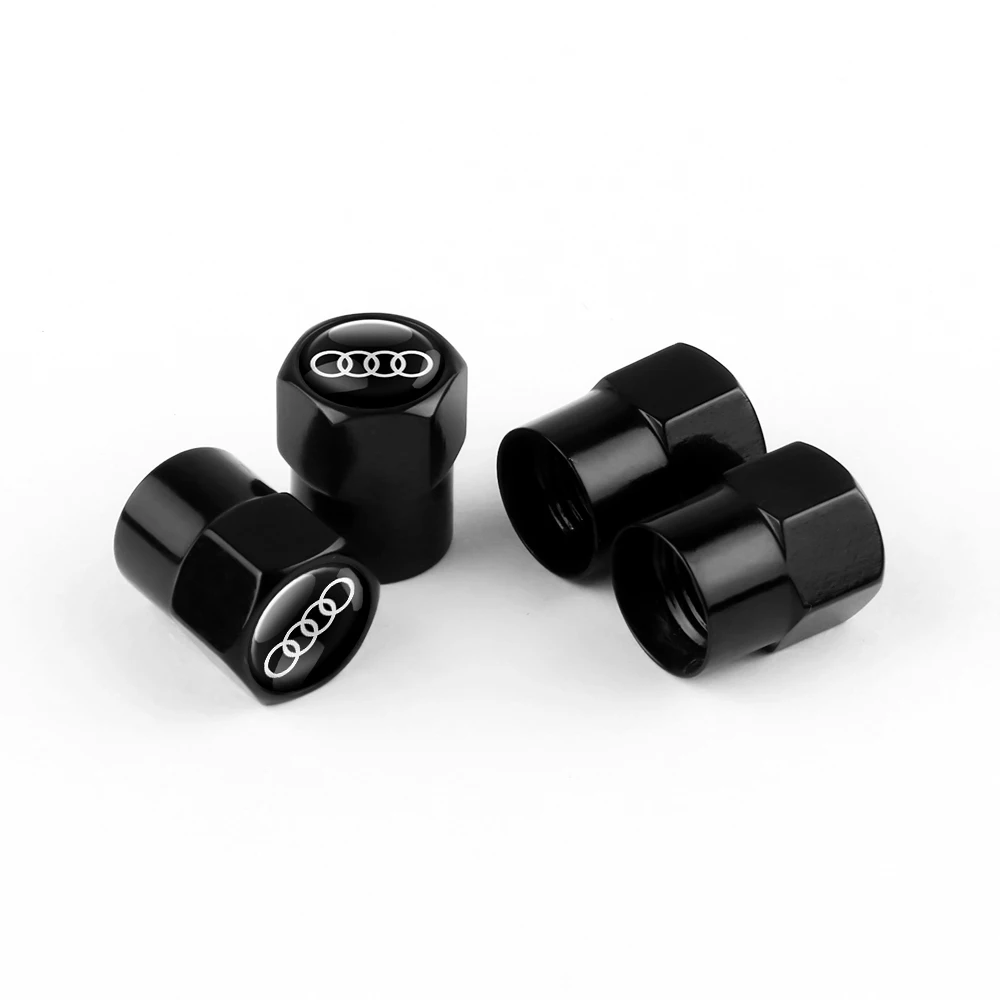 4 шт. крышка стержня клапана для автомобильных шин алюминиевая воздушного Audi A5 A6 C5