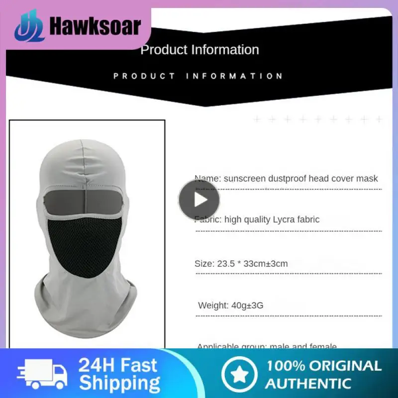 

1PCS Motorcycle Sun Protection And Dustproof Headgear Riding Hat Hood Windproof Outdoor Tactical Riding Hood Mask Mask Dust Mask