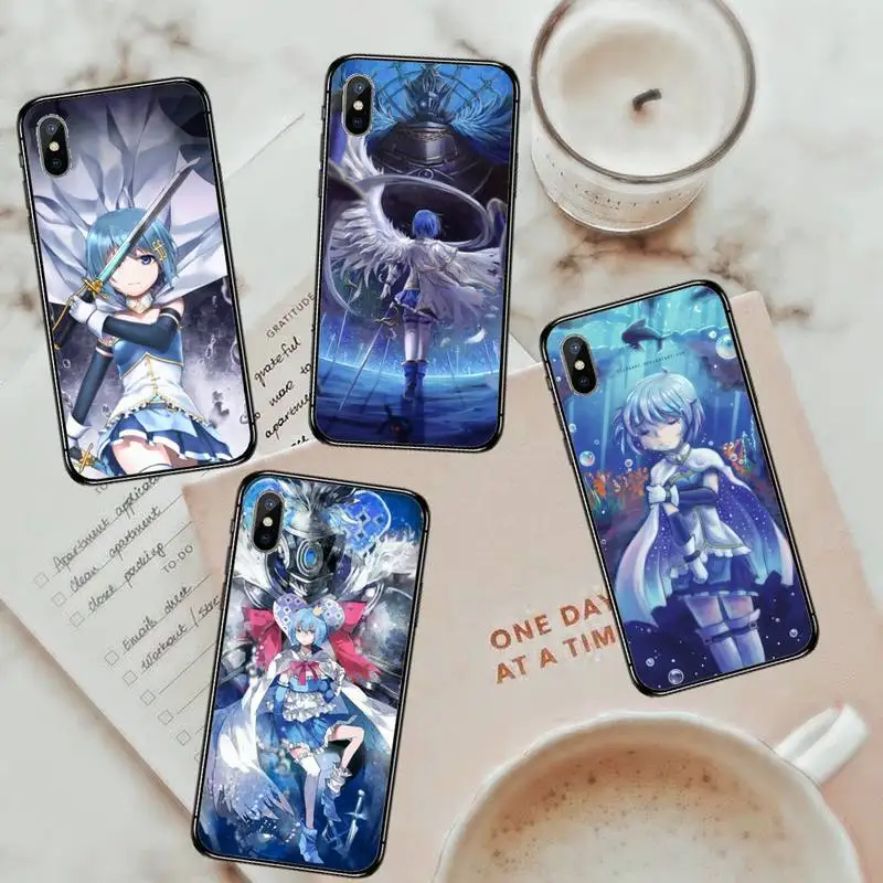 

Miki Sayaka Mahou Shoujo Madoka Phone Case For iphone 12 11 13 7 8 6 s plus x xs xr pro max mini shell