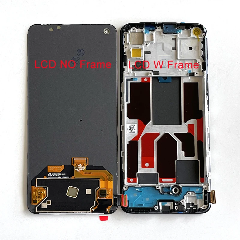 

6.43" Original AMOLED For Oppo Find X3 Lite CPH2145 LCD Display Screen Frame+Touch Panel Digitizer For Oppo Find X3 Neo CPH2207