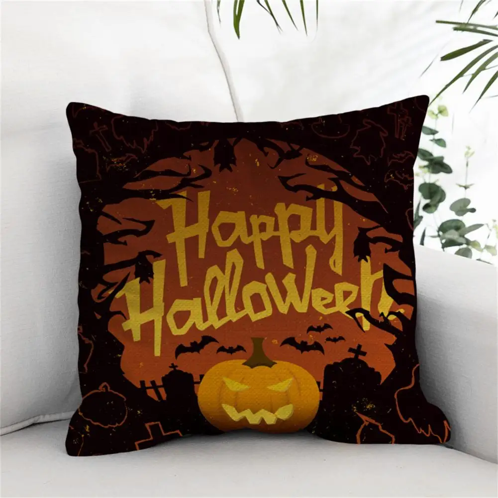 

Чехол для подушки, односторонний защитный чехол для подушки с рисунком тыквы, декоративный чехол для подушки
