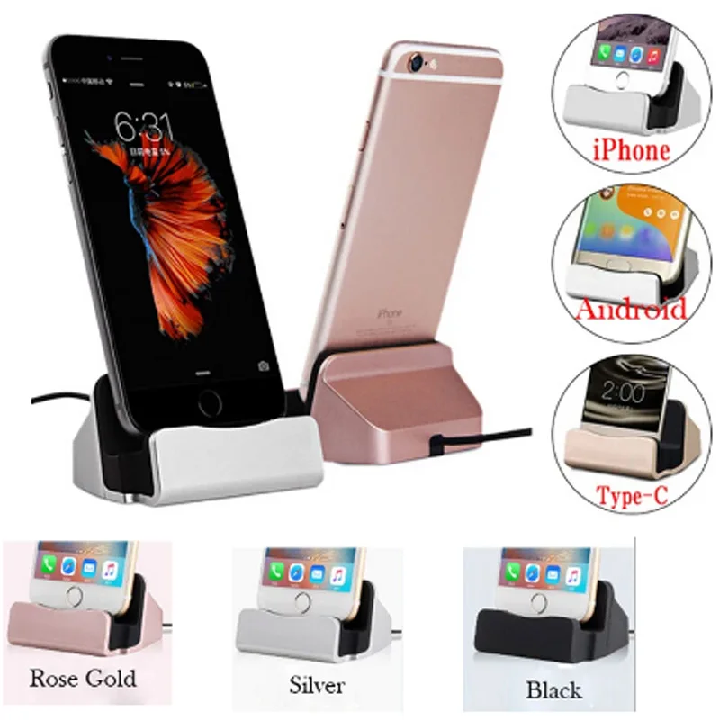 

Usb Type C Docking Station Type-C Dock Stand Charger Charging Cradle Holder For iPhone 13 12 11 Pro Max XR XS Max X XS 6 7 8 Plu