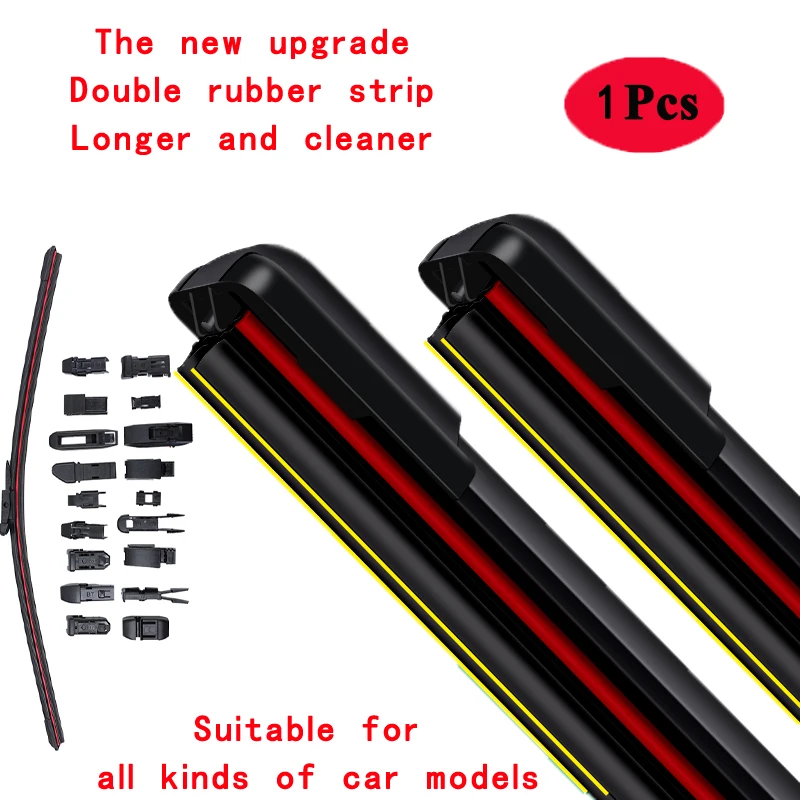 

For Alfa Romeo 4C 960 961 Spider Coupe Convertible 2013 2014 2015 2016 2018 2019 2020Double Rubber Car Windshield Wiper Blade