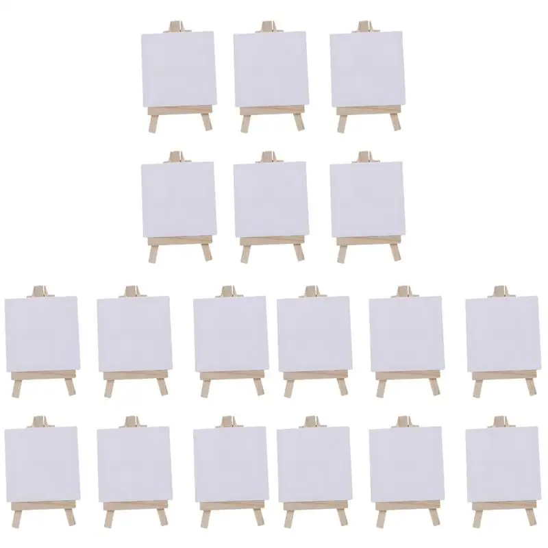 

18 комплектов мини растягивающегося художественного холста художественная доска белые художественные доски деревянная масляная краска художественная доска (белая)