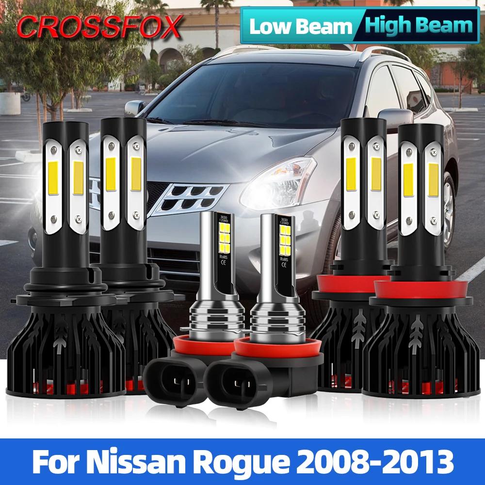

90 Вт 12000LM Автомобильные фары H11 Светодиодный 9005 HB3 6000 К авто противотуманные светильник 12 В CSP чипы для Nissan Rogue 2008 2009 2010 2011 2012 2013