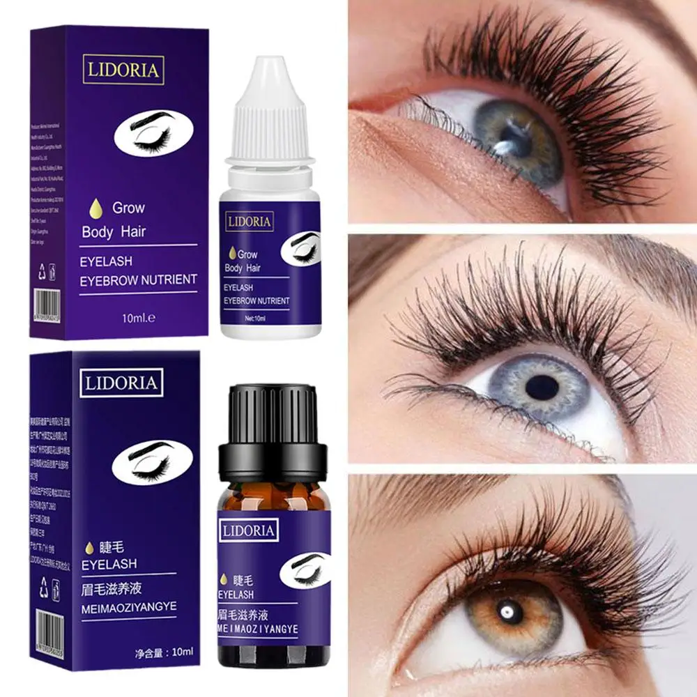 

Eyebrow Eyelash Growth Serum Fast Growing Prevent Hair Care Fuller Lashes Longer Thicker Makeup Loss 10ml Eyelashes Enhance T3B8