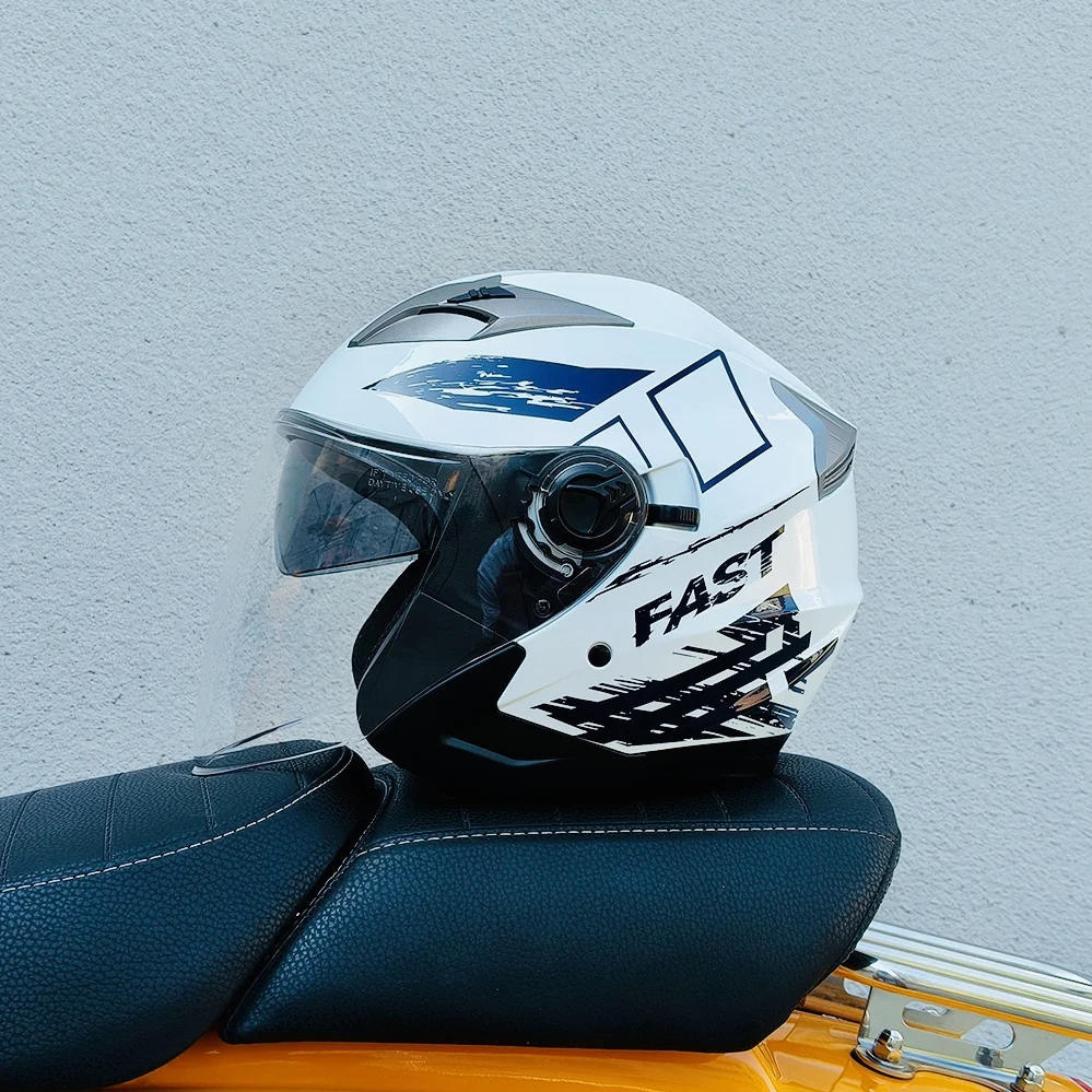 Последняя ограниченная серия одобренный DOT винтажный мотоциклетный шлем с