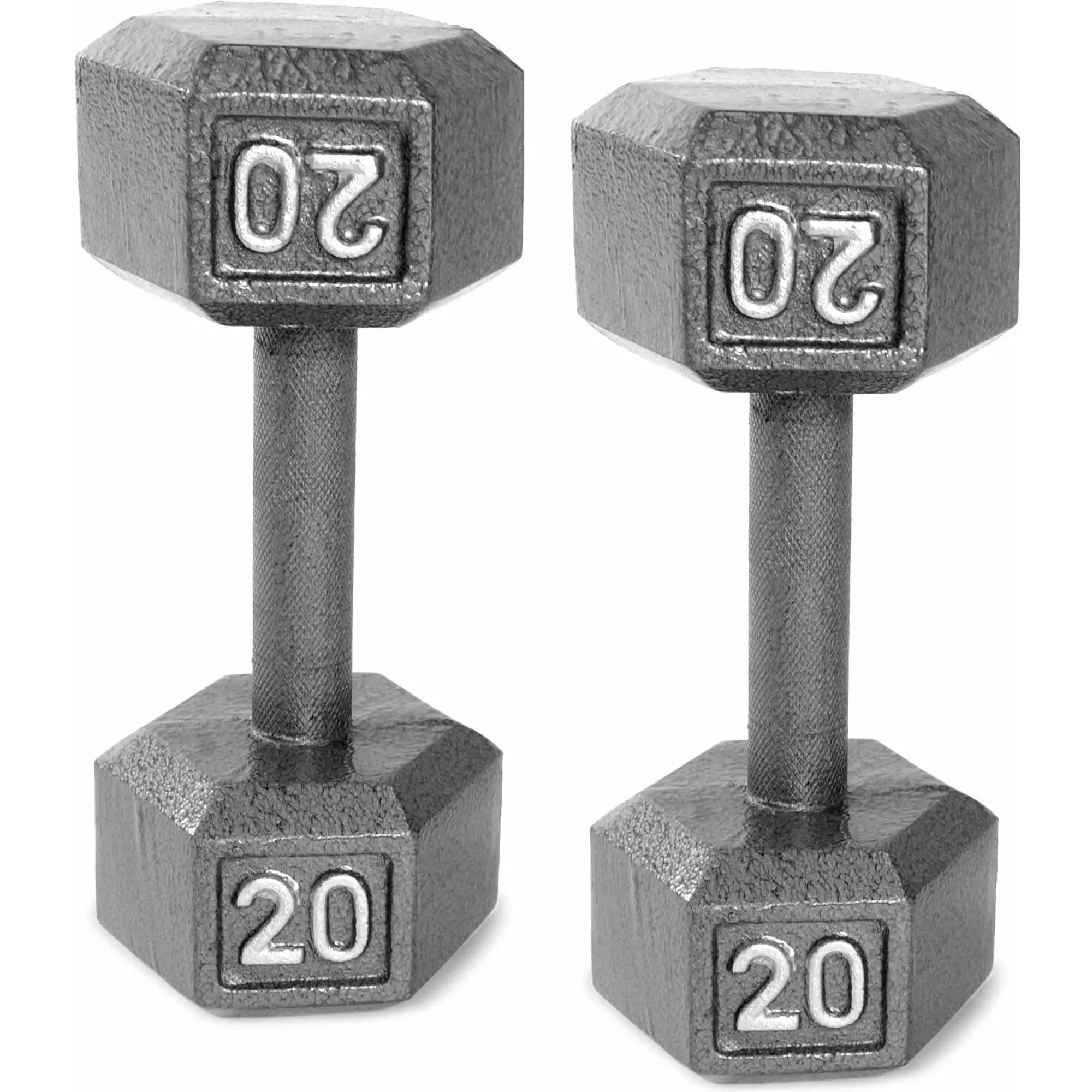 

Barbell Cast Iron Dumbbell Weights, 20 Lbs., Pair