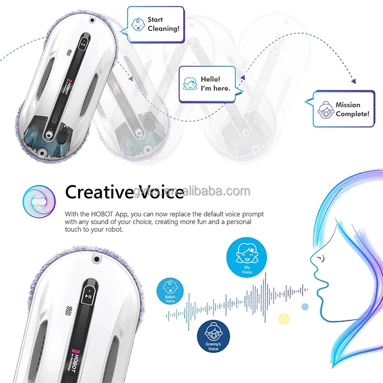 Робот-мойщик окон HOBOT R3 с автоматическим распылением