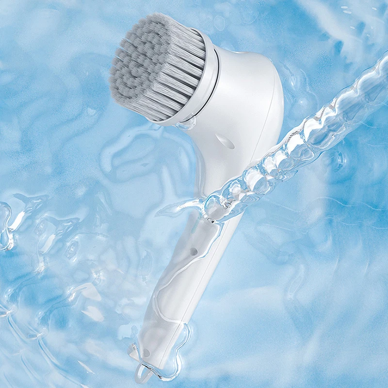 

New Household 5-in-1 Multifunctional Electric Cleaning Brush USB Charging Bathroom Brush Kitchen Cleaning Tools Dishwashing Tub