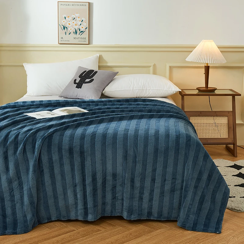 Новинка 2024 одеяло в полоску мягкое и удобное постельное белье много размеров 200x230