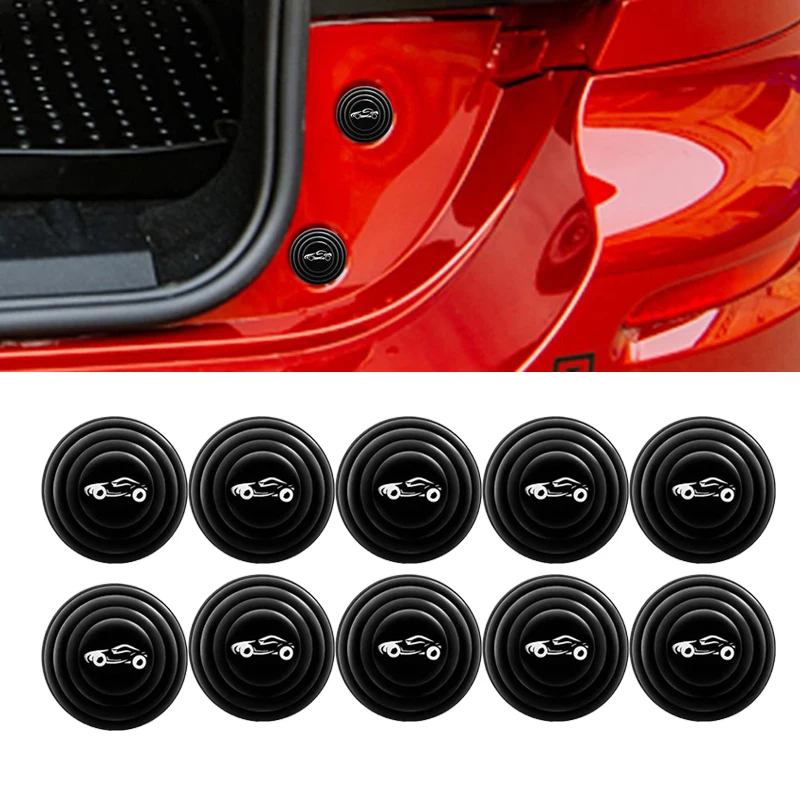

10x Car Door Shock Absorber Gasket Sticker Shockproof Buffer Cushion For Ford Focus 2 3 Fiesta Mondeo Ecosport Kuga