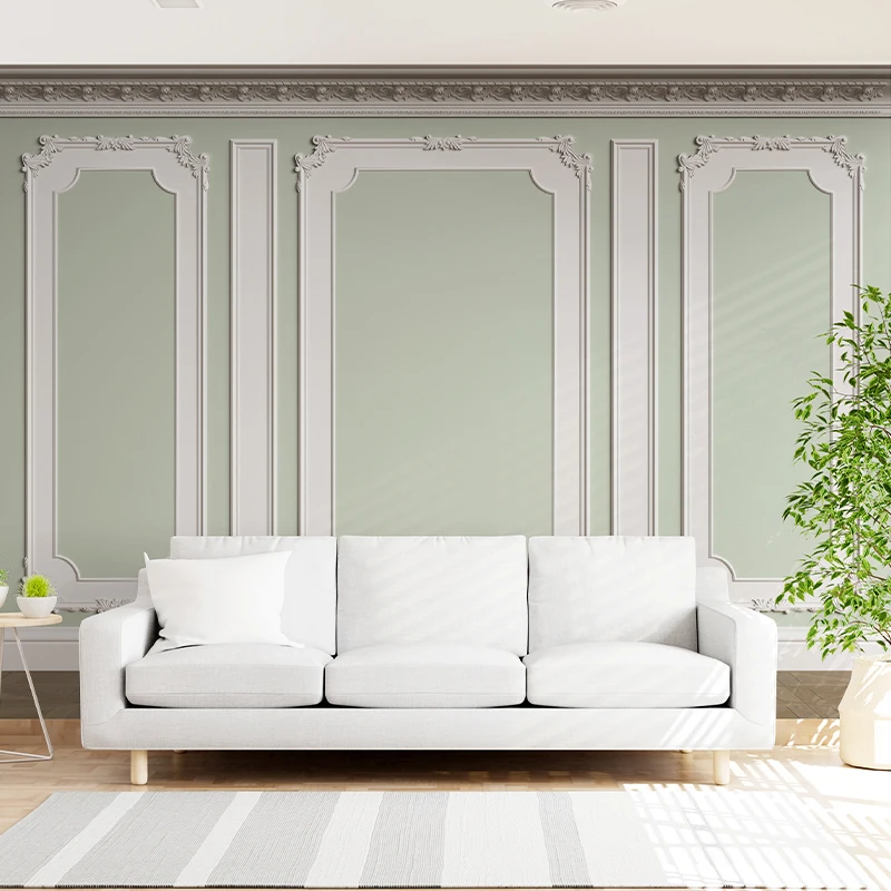 Зеленый Европейский кремовый стиль Zeeko большая роспись шелушивание и наклейка