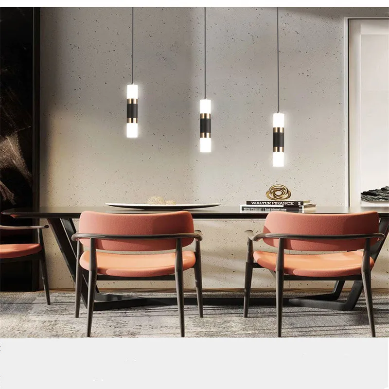 

Led Pendant Light Dual Light Sources Shine Droplight Fixture Kitchen Island Dining Room Shop Bar Counter Decoration