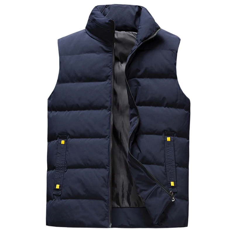Versatile Men'S Down Cotton Vest Teenagers' Warm Keeping In Autumn And Winter Plus Loose Wearing Korean Fashion Casual Coat  - buy with discount