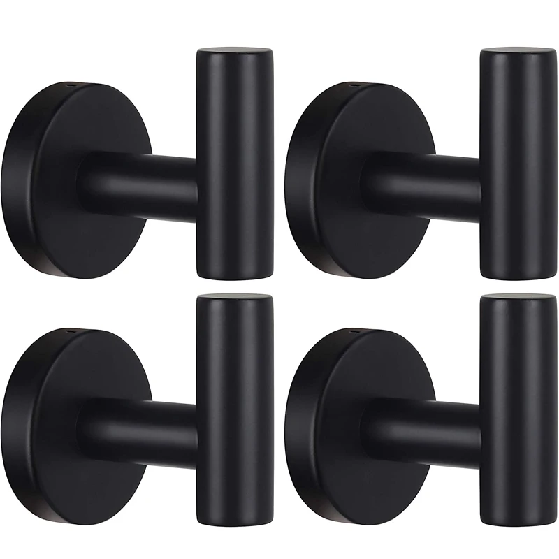

4Pcs Stainless Steel/Silicone Silver Bathroom Hardware Set Towel Rack Toilet Paper Holder Towel Bar Hook Bathroom Accessories