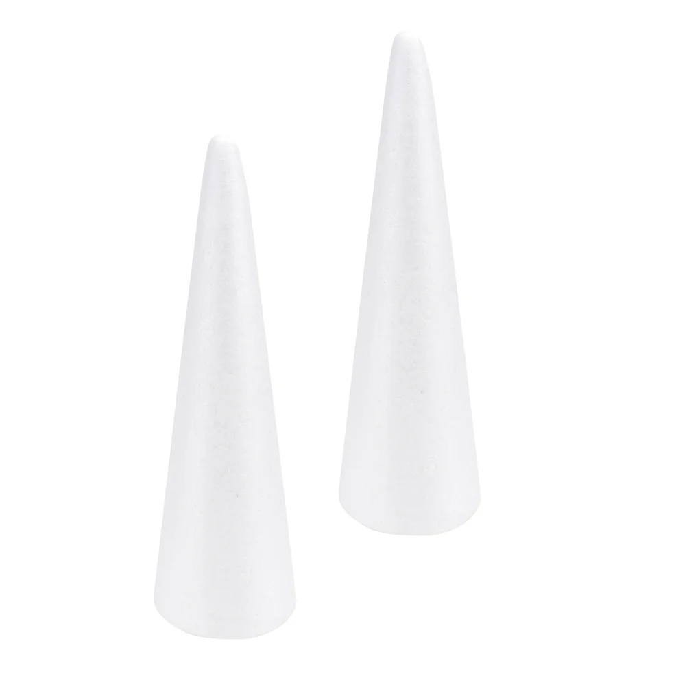 

Foam Cones Cone Crafts Styrofoam Craft Tree Christmas White Diy Polystyrene Children Inch Floral Supplies Cardboard Shape Shapes