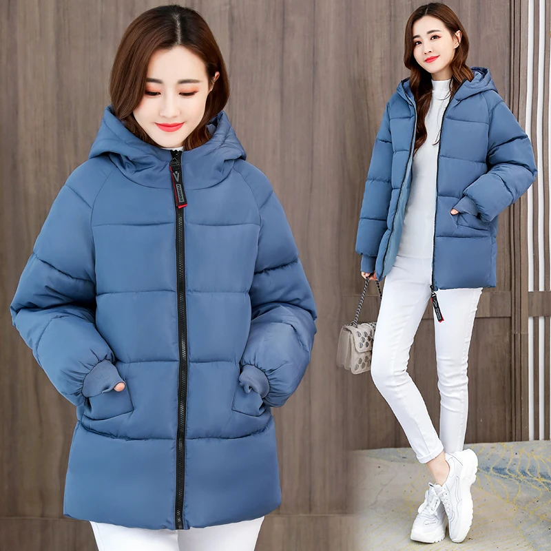 XL-8XL Women's Winter Coat New Winter Thickened Warm Cotton Coat Down Cotton Coat Short Women's Parka Women's Coat Women