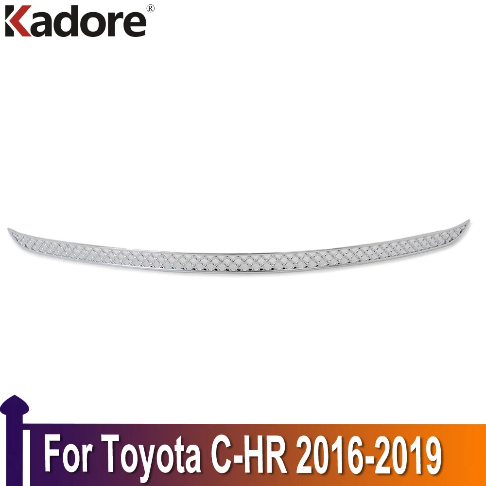 

Автомобильный Внешний бампер для Toyota C-HR CHR 2016 2017 2018 2019, аксессуары, передний гриль, бампер, полоса, отделка, Стайлинг, ABS, хром