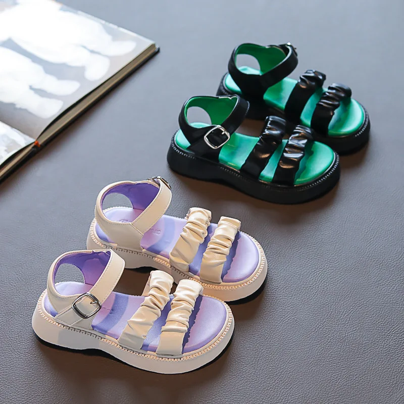 

Girls Sandals Toddler Baby Girl Sandals Kids Children Princess Shoes Beach Summer Sandals Kids Soft Beach Shoes Mini Melissa
