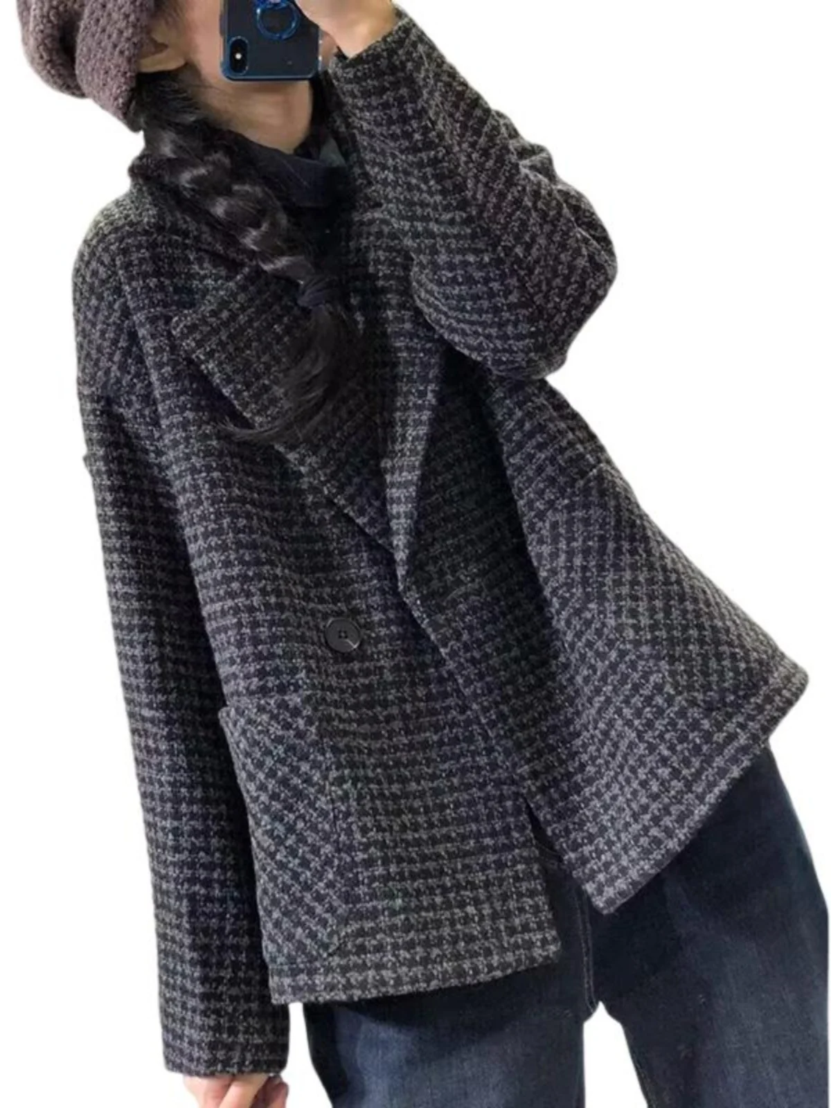 2024 новая зимняя оригинальная модная ретро-художественная свободная