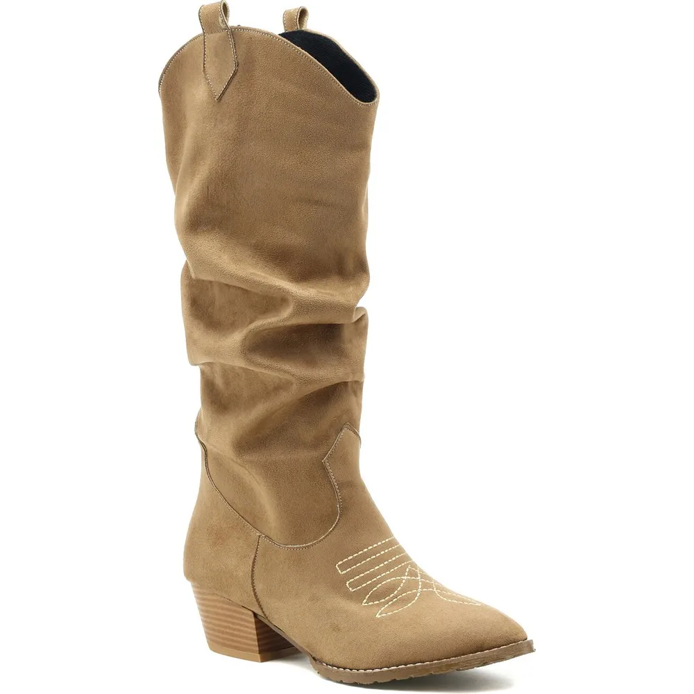 

Dorlie Kolly 1pr Camel Women 'S High-Heeled Boots