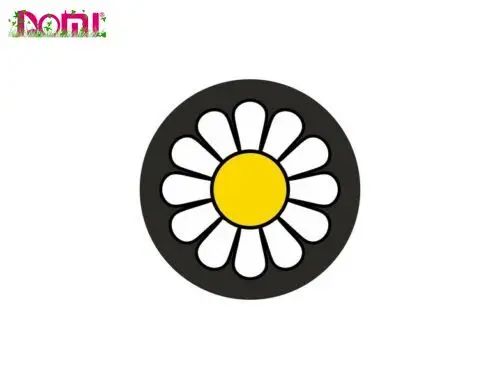 

Наклейка с флагом, наклейка для тюнинга автомобиля, мотоцикла, хиппи, Маргаритка, цветок, символ мира, автомобильная наклейка на лобовое стекло, заднее стекло