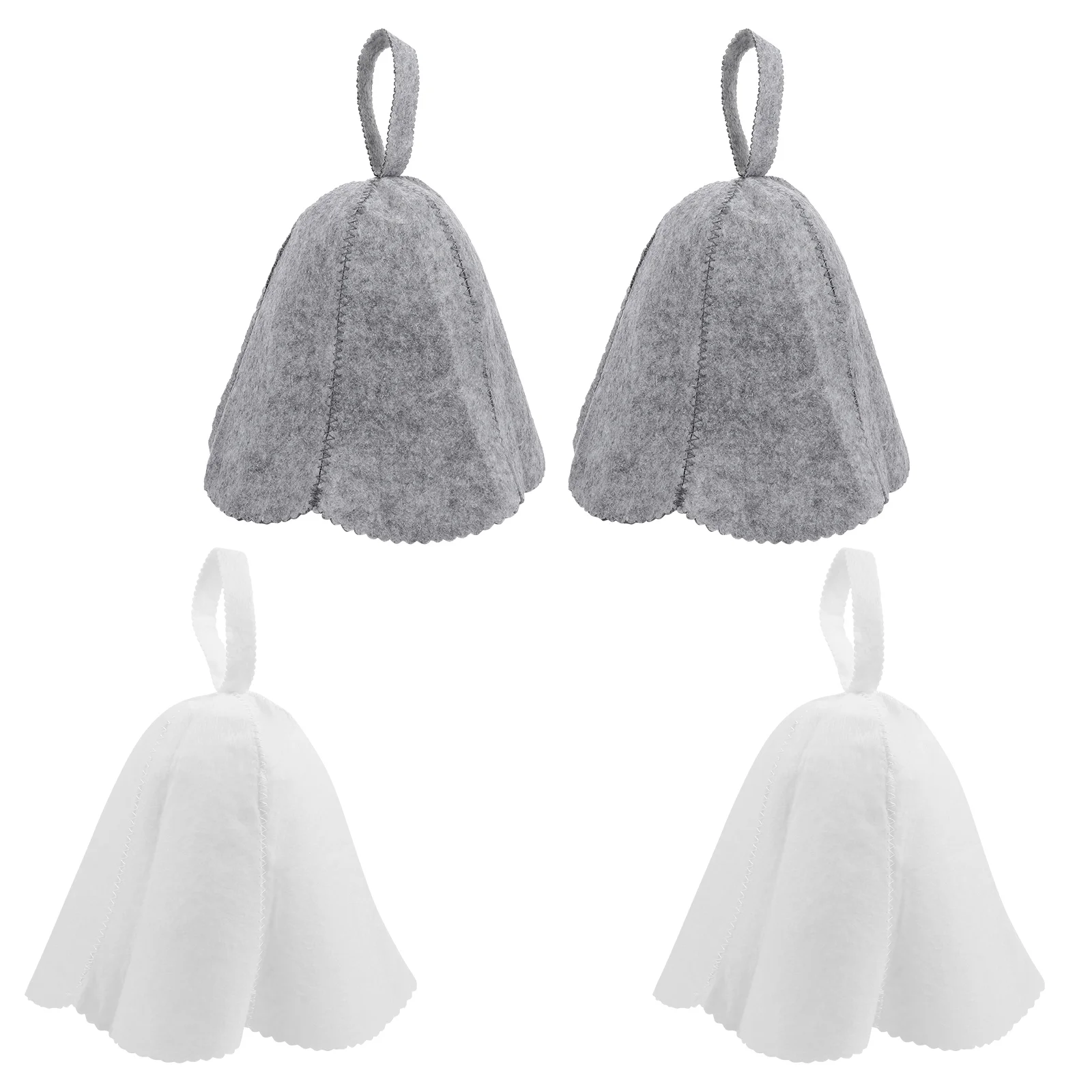 

Sauna Cap Hat Hair Shower Bath Russian Headcaps Towel Wool Drying Spa Felt Banya Wrap Accessories Turban Bathing Reusablecover