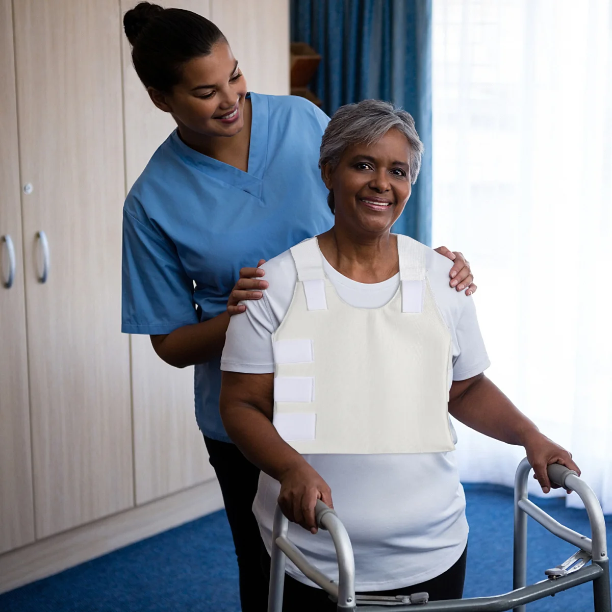 

Rib Belt Wrap Support Broken Brace Binder Men Ribs Sternum Bruised Hernia Thorax Fracture Injuries Dislocated Recovery Body