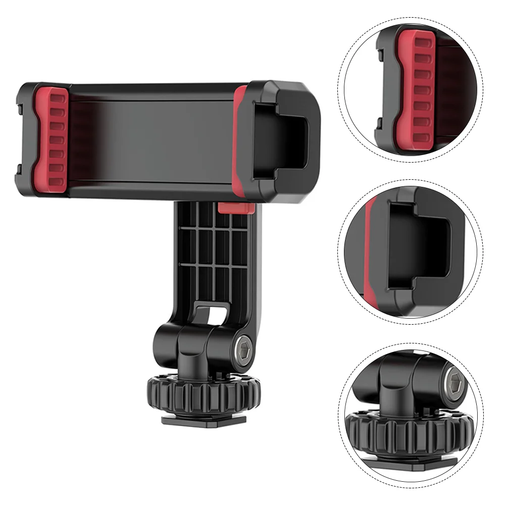 

Professional Universal Cold Shoe Holder Cell Tripod Mount for Tripod Film Vlog