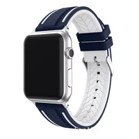silicone strap for apple watch band 44mm 45mm 42mm watchband bracelet iwatch 40mm 38mm 41mm correa apple watch serie 6 5 3 se 7
