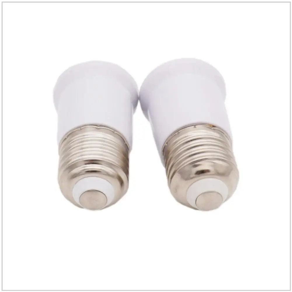 

E27 To E27 65mm Extend Socket Base Lamp Holder Converter Fireproof PBT Alloy Light Bulb Cap Conversion Adapter 220V E27 Screw
