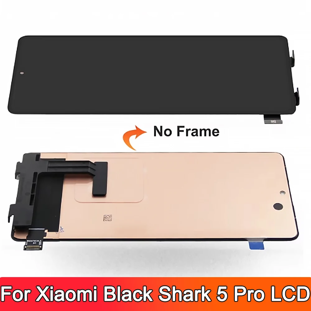 ЖК-дисплей AMOLED для Xiaomi Black Shark 5 Pro с сенсорным экраном и дигитайзером BlackShark LCD